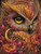 Autumn Moon Owl ©Sweet Loco AI – Licensed Diamond Art Kit - Made to Order