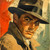 Classic noir-inspired portrait of a serious man wearing a fedora and trench coat against a dramatic vintage background.