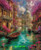 Venetian Blossom Reverie ©Ray Spark Digital Art.  Licensed Diamond Art Kit  - Made to Order