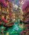 Venetian Blossom Reverie ©Ray Spark Digital Art.  Licensed Diamond Art Kit  - Made to Order