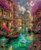 Venetian Blossom Reverie ©Ray Spark Digital Art.  Licensed Diamond Art Kit  - Made to Order