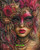Velvet Masquerade Enchantment ©Ray Spark Digital Art.  Licensed Diamond Art Kit  - Made to Order