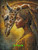 Golden Giraffe Serenity ©Ray Spark Digital Art.  Licensed Diamond Art Kit  - Made to Order