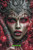 Blood Moon Empress ©Ray Spark Digital Art.  Licensed Diamond Art Kit  - Made to Order