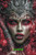 Blood Moon Empress ©Ray Spark Digital Art.  Licensed Diamond Art Kit  - Made to Order