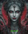 Scarlet Shadow Queen ©Ray Spark Digital Art.  Licensed Diamond Art Kit  - Made to Order