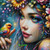 Song of the Rainbow Finch ©Finira Art – Licensed Diamond Art Kit - Made to Order