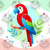 Tropical Wings ©Cocomarshmallow Art - 100% Hand Rendered Mini Diamond Art Kit - Made to Order - Square  Resin Drills