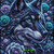 Midnight Floral Wolf  ©Taza Creations – Licensed Diamond Art - Made to Order