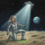 Alien Invasion Encounter – ©Kristin Schwenke Block Licensed Diamond Art Kit - Made to order