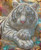 Crystal White Tiger ©Sweet Loco AI – Licensed Diamond Art Kit - Made to Order