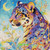 Celestial Leopard ©Sakura - Licensed Diamond Art Kit - Made to Order