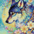 Celestial Wolf ©Sakura - Licensed Diamond Art Kit - Made to Order