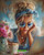 Coffee & Daydreams  ©Anny AI – Licensed Diamond Art Kit - Made to Order