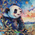 Celestial Panda Dreams ©Sakura - Licensed Diamond Art Kit - Made to Order