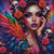 Glorious Feathers ©Taza Creations – Licensed Diamond Art - Made to Order
