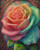 Rainbow Rose Elegance ©Sweet Loco AI – Licensed Diamond Art Kit - Made to Order