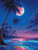 Moonlit Tropical Shore  ©Finira Art – Licensed Diamond Art Kit - Made to Order
