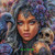 The Raven's Embrace ©ManuVany AI – Licensed Diamond Art Kit - Made to Order