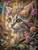 Enchanted Forest Kitten ©ManuVany AI – Licensed Diamond Art Kit - Made to Order
