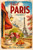 Paris Morning Romance by 1000 No Kotoba featuring a Paris café with coffee, croissants, flowers, and the Eiffel Tower in the background.