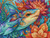 Floral Shark Guardian ©Finira Art – Licensed Diamond Art Kit - Made to Order