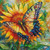 Sunflower Butterfly Symphony ©Sakura - Licensed Diamond Art Kit - Made to Order