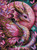 Pink Butterfly Moon Dragon ©Sandrietta – Licensed Diamond Art Kit - Made to Order