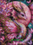 Pink Butterfly Moon Dragon ©Sandrietta – Licensed Diamond Art Kit - Made to Order
