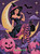 Pink Moon Witch © Kelly Reins - Diamond Art Kit - Made to Order