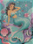 Atomic Aqua Mermaid © Kelly Reins - Diamond Art Kit - Made to Order