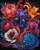 Floral Smokestorm Fan  ©CINDERS Diamond Art-  Licensed Diamond Art Kit - Made to Order