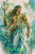Triton Guardian of Tides  ©1000 No Kotoba – Licensed Diamond Art Kit - Made to Order
