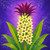 Tropical Flowers © Kelly Reins - 100% Hand Rendered Mini Diamond Art Kit - Ready to Ship - Square  Resin Drills - Shipping to USA Included