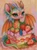 Strawberry Dragon Delight ©Finira Art – Licensed Diamond Art Kit - Made to Order