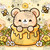 Kawaii Honey Bear –   All Fairy Dust  Diamond Art Kit - Square Drills