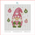Merry Little Treasures  © Kelly Reins - 100% Hand Rendered Mini Diamond Art Kit - Ready to Ship- Square  Resin Drills