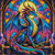 Stained Glass Dragon © Kelly Reins - Diamond Art Kit - Made to Order