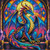 Stained Glass Dragon © Kelly Reins - Diamond Art Kit - Made to Order