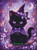 Moonlit Witch Kitty   © Dreamy Witch– Licensed Diamond Art Kit  - Made to Order