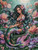 Blossom Reef Mermaid ©Sandrietta  – Licensed Diamond Art Kit - Made to Order