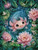 Lotus Axolotl ©Sandrietta  – Licensed Diamond Art Kit - Made to Order