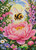 Bumblebee Blossom Bliss  ©Cocomarshmallow Art  – Licensed Diamond Art Kit - Made to Order