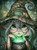 Emerald Witch's Enchantment fantasy diamond painting featuring an enchanting witch-inspired theme with rich emerald-green magical styling.