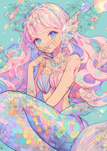 Mizu – The Iridescent Mermaid – Licensed Diamond Art Kit by Sakura