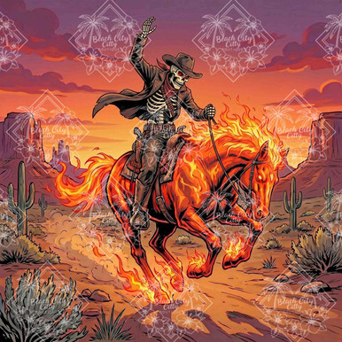 Rodeo Ride – ©Kristin Schwenke Block Licensed Diamond Art Kit