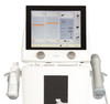 Z Wave Q Hand Piece is shown here with the Z Wave Q with SysCart Q and lotion. Displayed items are sold separately.