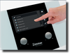 enPuls 2.0 touchscreen interface with treatment programs and adjustable radial pulse shockwave settings.