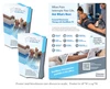DualWave FX Basic Clinician Marketing Package with focused shockwave patient brochures and 18 x 24 waiting room poster
