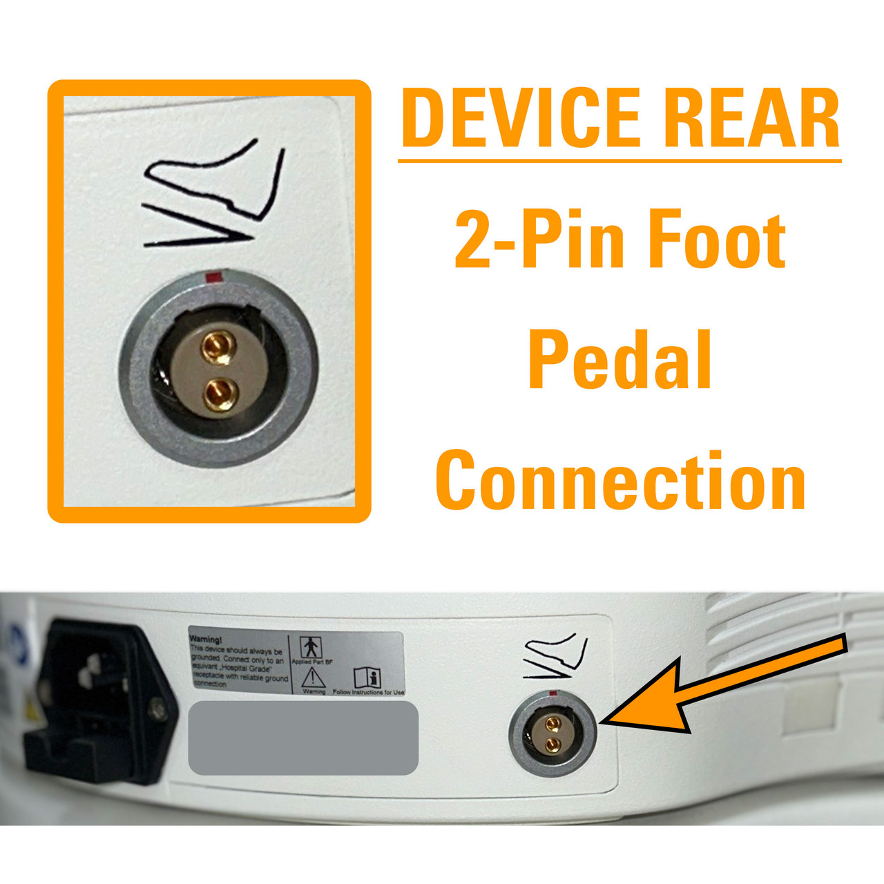 ZWave Pro Foot Pedal Switch with Cable | Zimmer MedizinSystems